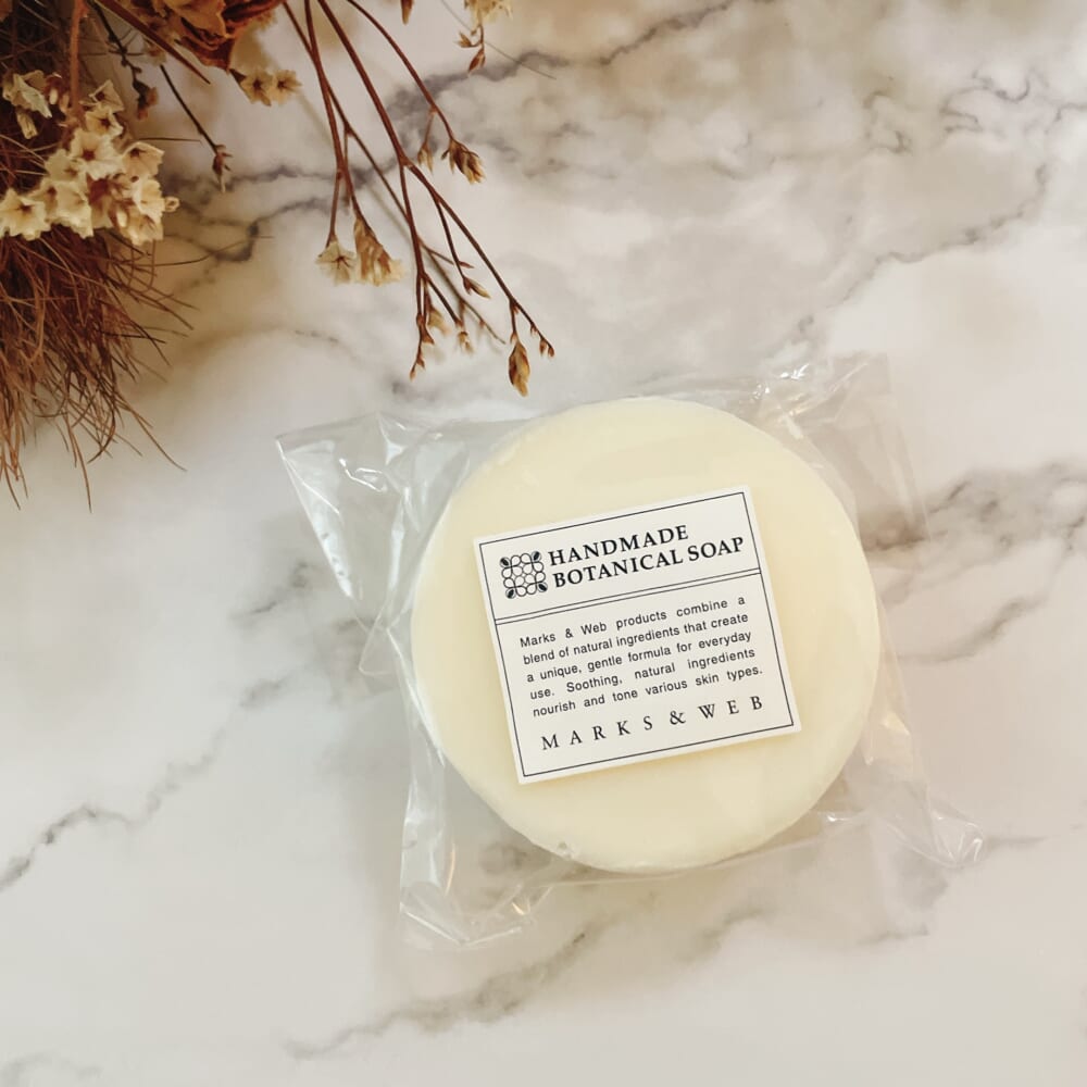 MARKS&WEB　ハンドメイド　ボタニカルソープ バブルソープポーチ