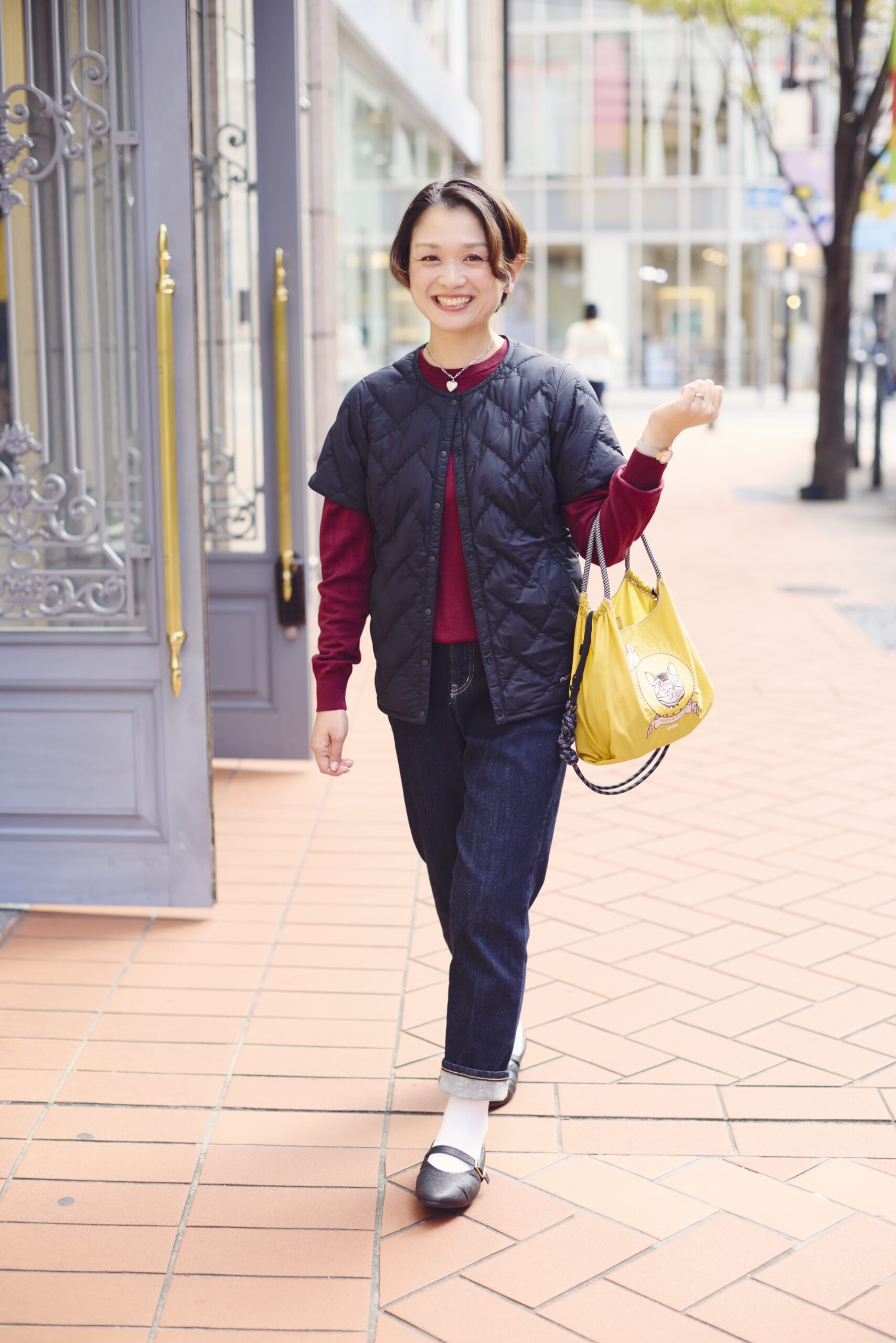 LEE100人隊　LEEマルシェで購入したモンベルアウターを着用