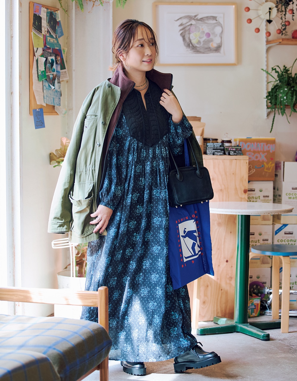 徳永千夏さん私服コーデ