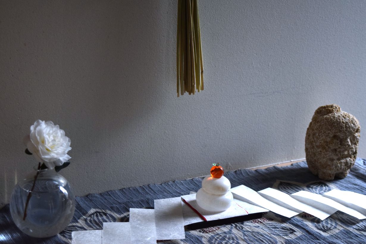 しめ飾りと鏡餅