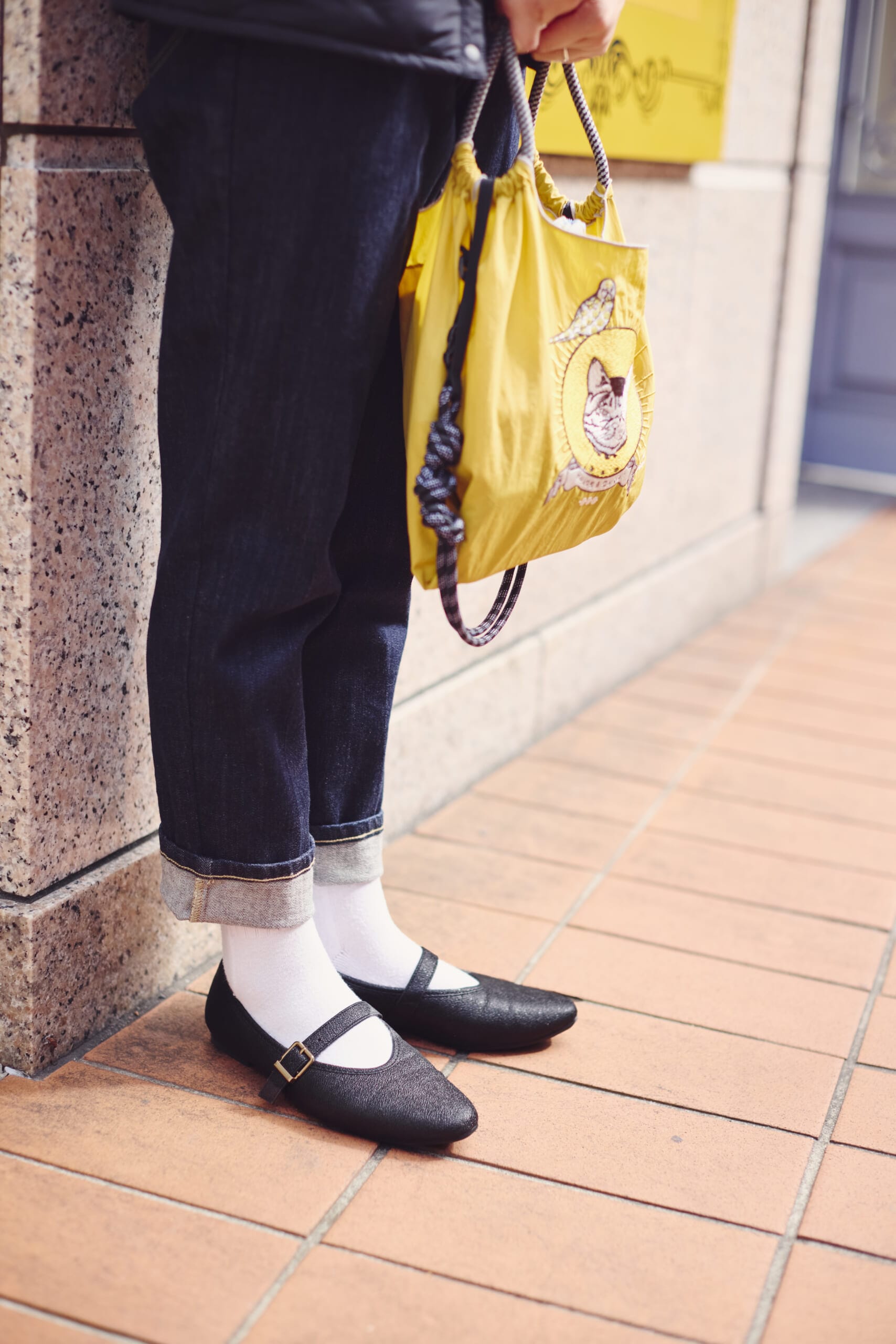 LEE100人隊　ゆっPさん　バッグ　足元コーデ