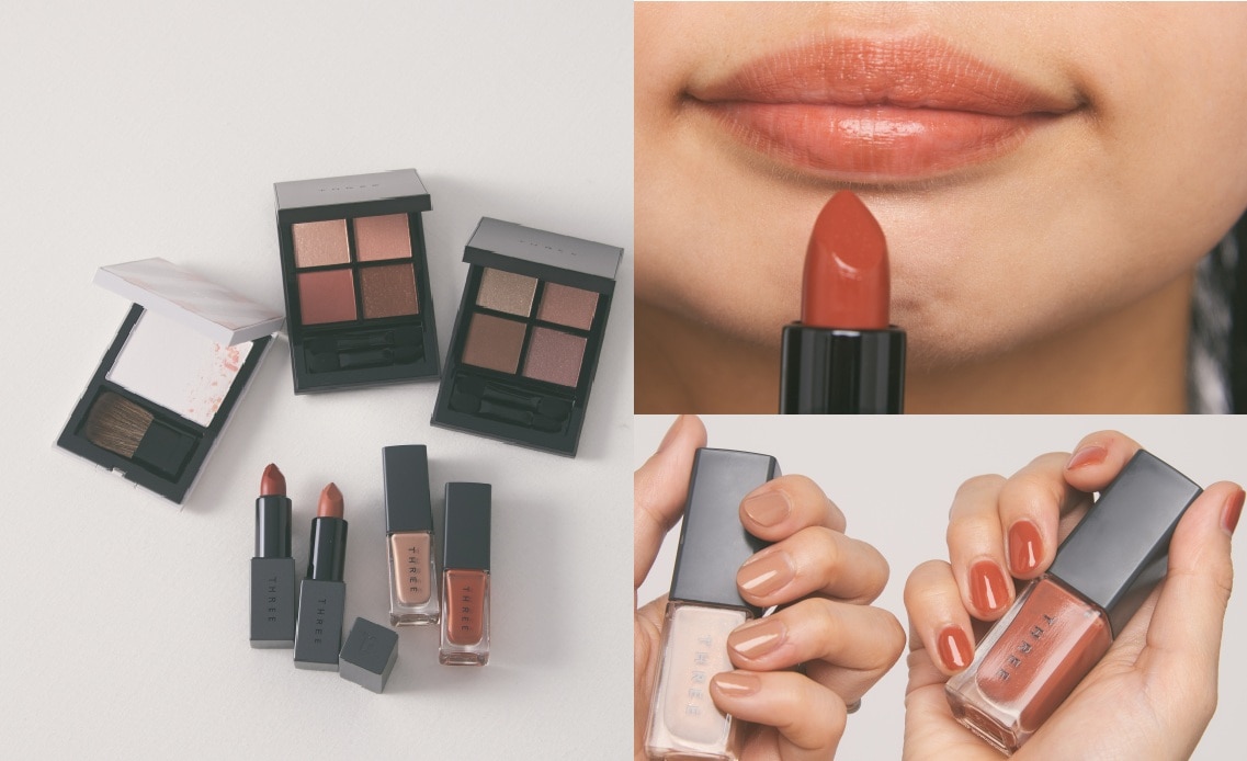 【THREE春コレクション】フェイスカラー、アイカラーパレット、リップ、ネイル…を30代がお試し！