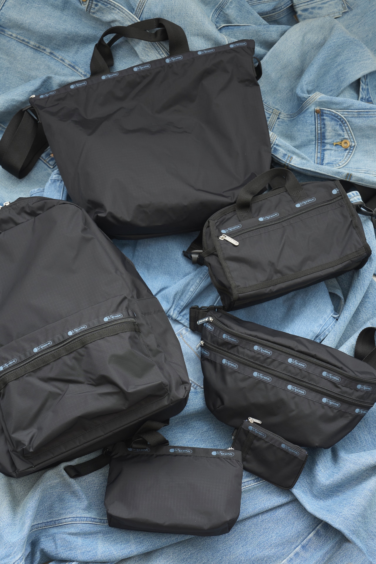 レスポートサック×フリークス ストア　BLACK×DENIM BLUE