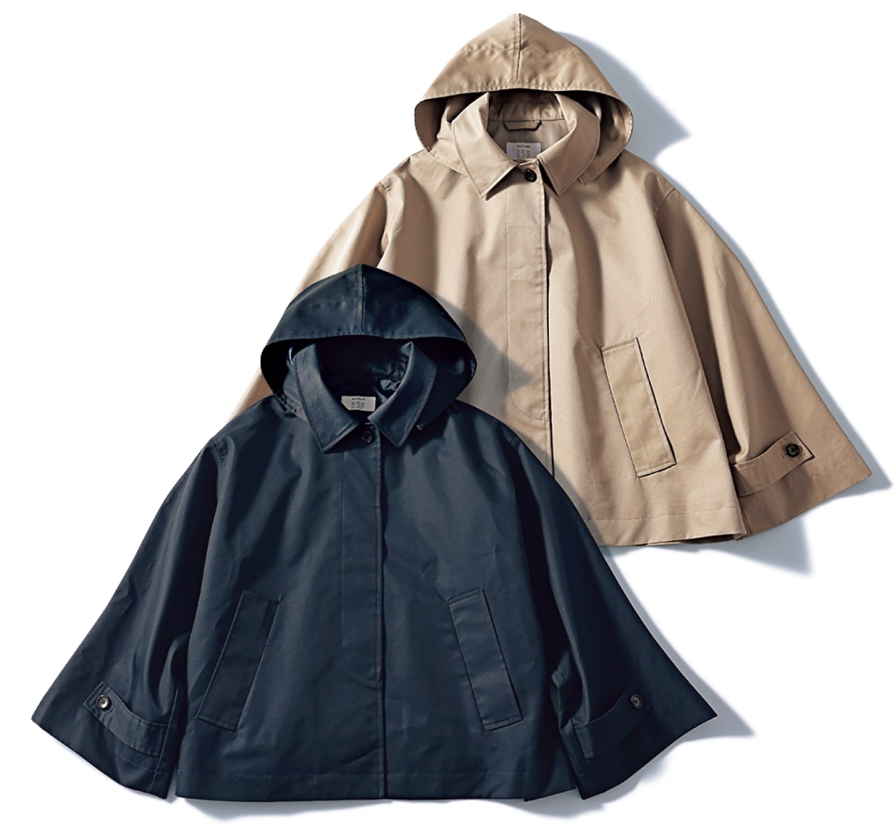 12closet(トゥエルブクローゼット)【洗える】【撥水】ステンカラーフーディーコート