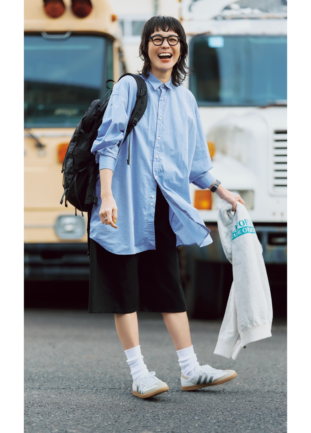 竹下玲奈さんのadidas Originals(アディダス オリジナルス)SAMBA OG Wのコーデ