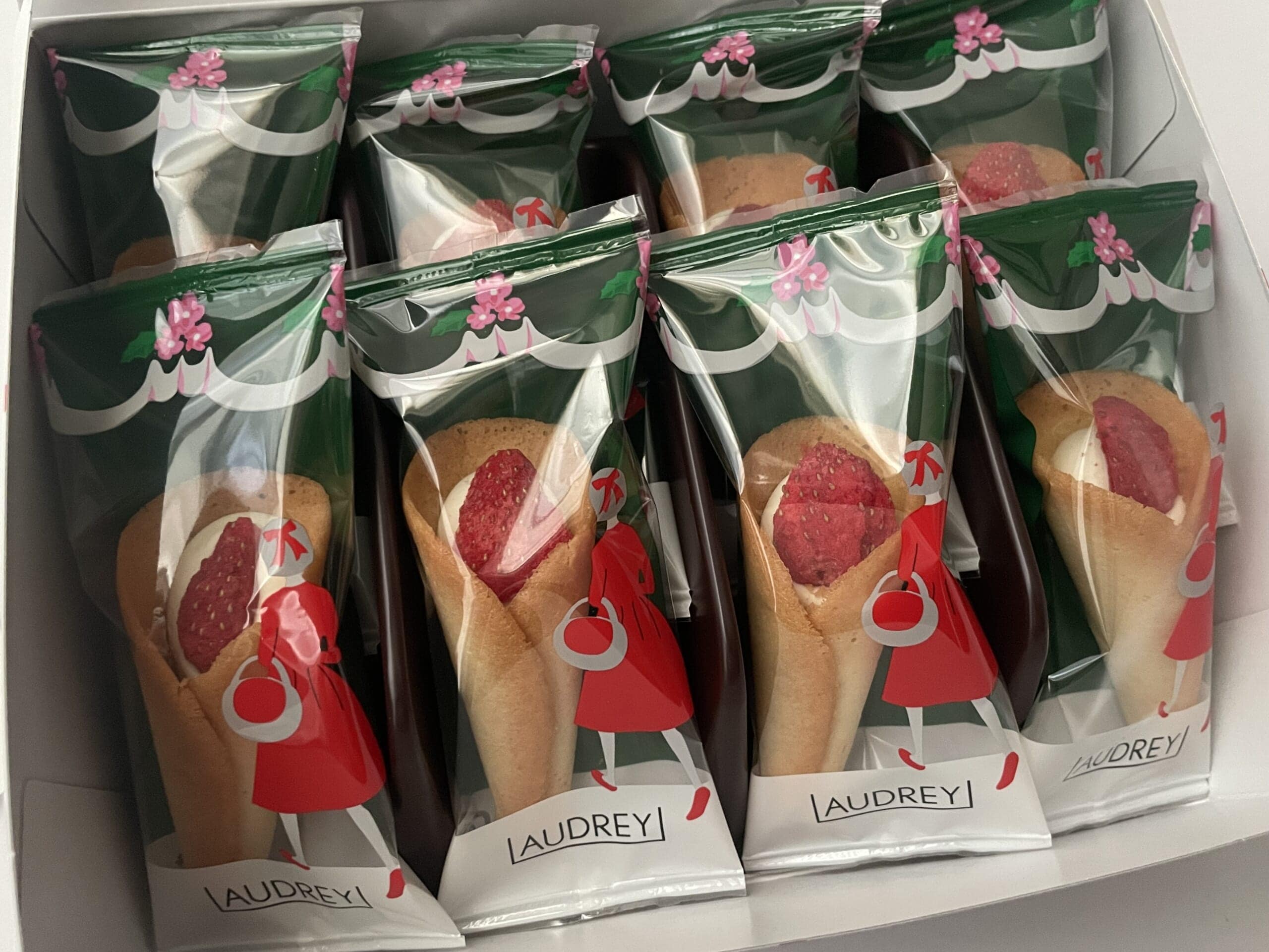 オードリーのグレイシア（ミルク）、クリスマス2025バージョンの個包装