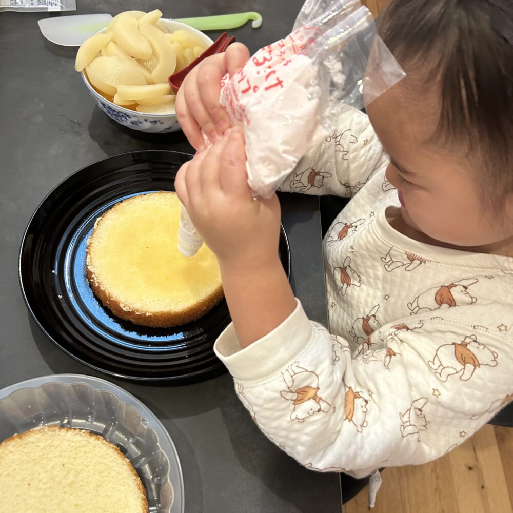 クリスマスケーキ　手作り　市販品