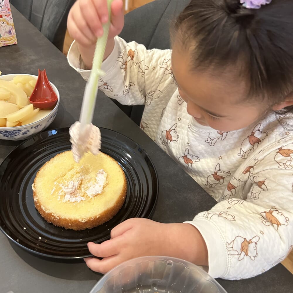 クリスマスケーキ　手作り　市販品