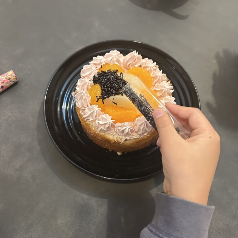 クリスマスケーキ　手作り　市販品