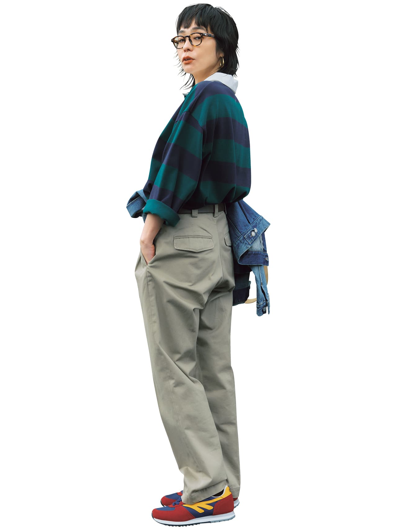 竹下玲奈さんのHI-TEC(ハイテック)HT TR001のコーデ