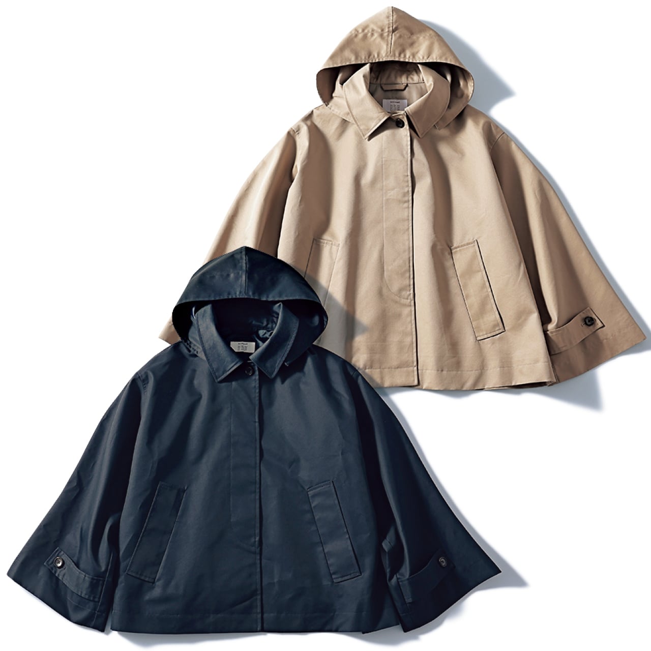 12closet(トゥエルブクローゼット)【洗える】【撥水】ステンカラーフーディーコート