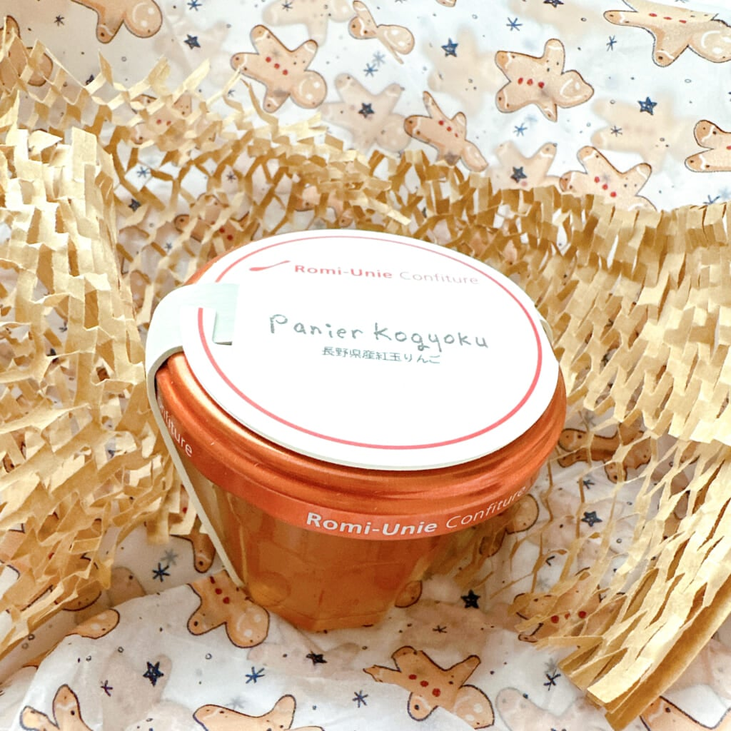 romi-unieのジャム「Panier Kogyoku（コウギョク）」瓶