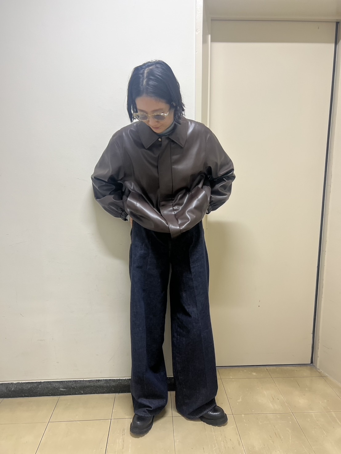 SUEGE「W SIDE ZIP PANTS」 スタイリスト高橋美帆さんの「おやこども名品」 着用