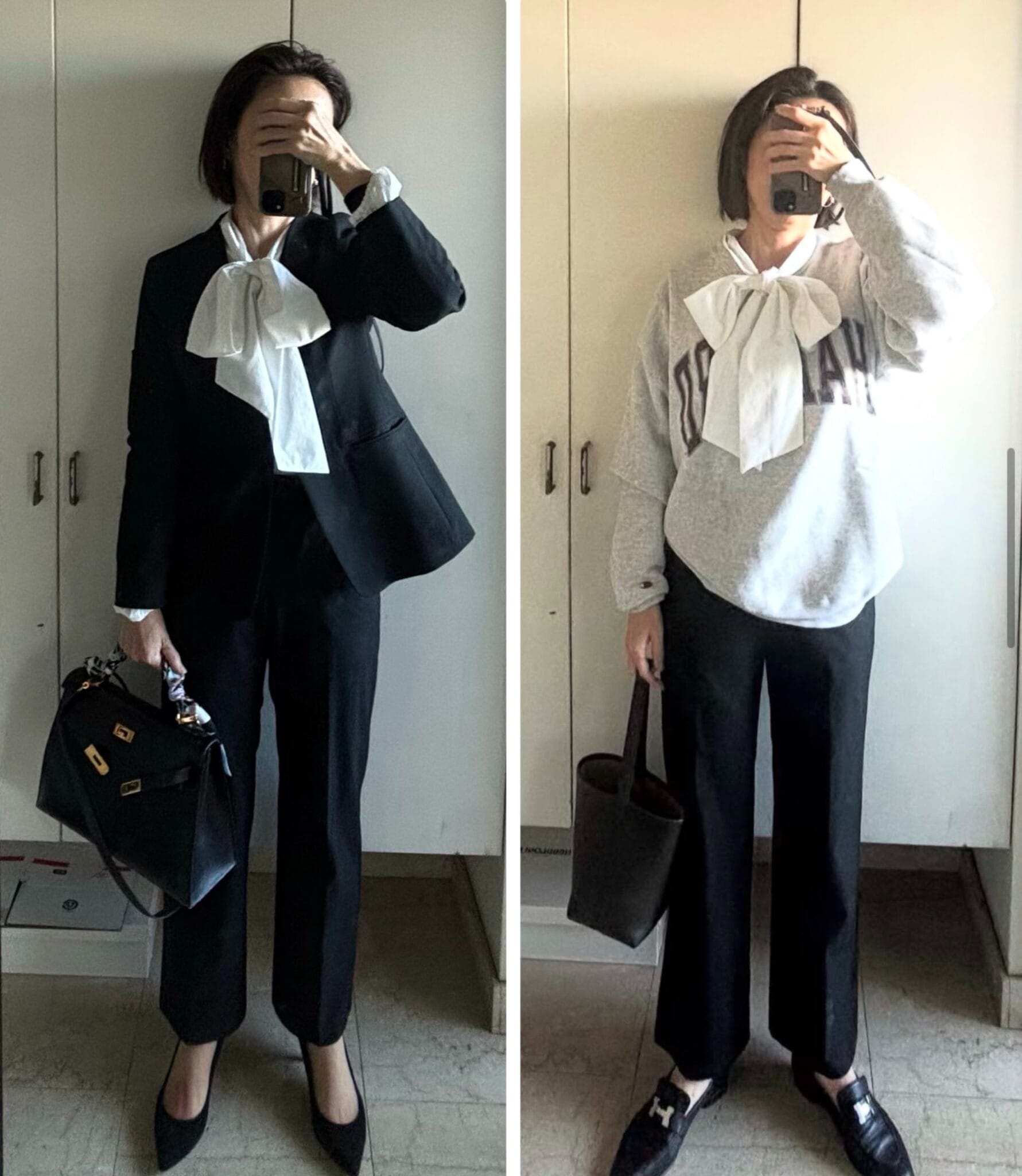 【しまむら】リボンタイブラウス