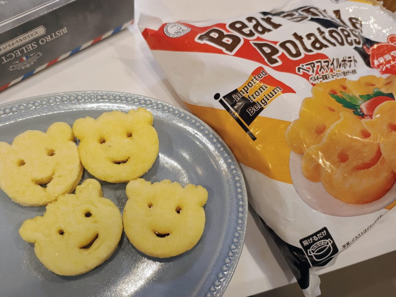 業務スーパー　冷凍食品　ベアスマイルポテト