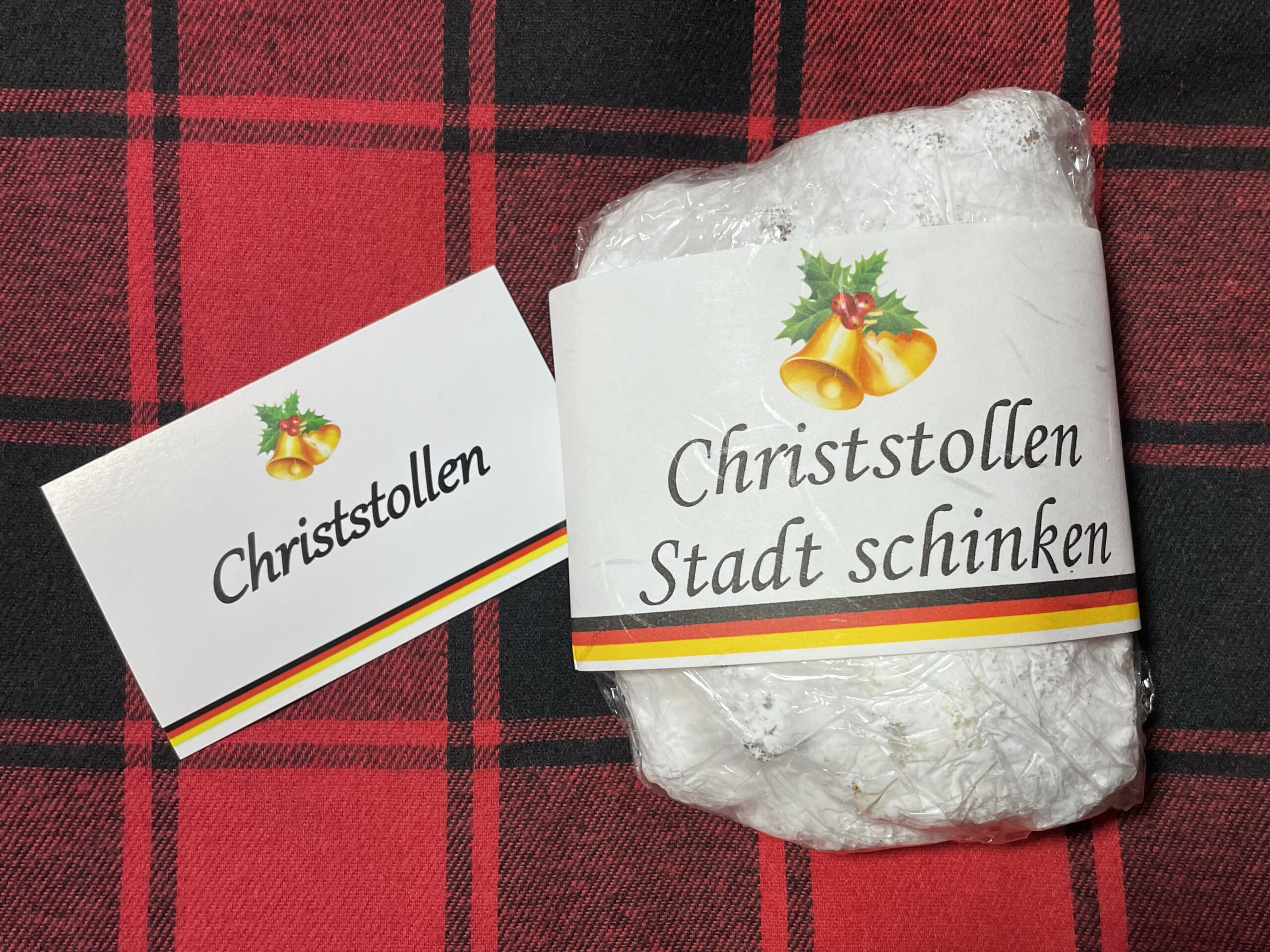 シュタットシンケン隠れ家工房の、クリスマスのシュトーレン