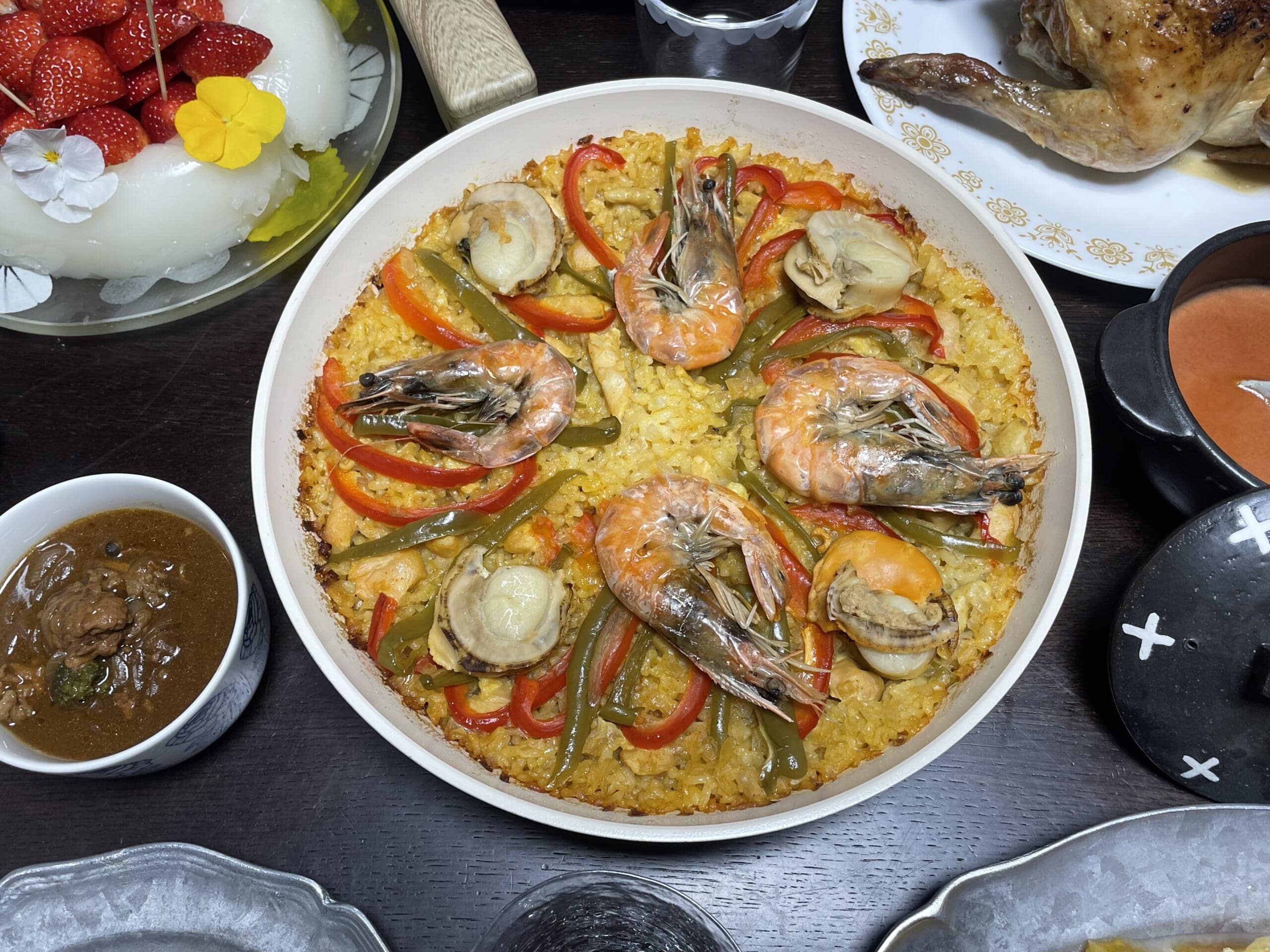 魚介のパエリア