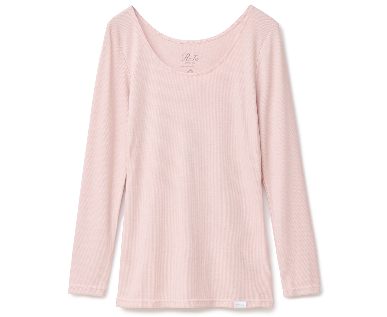 リファ バイタルテック モイストリブ Uネックロングスリーブインナー