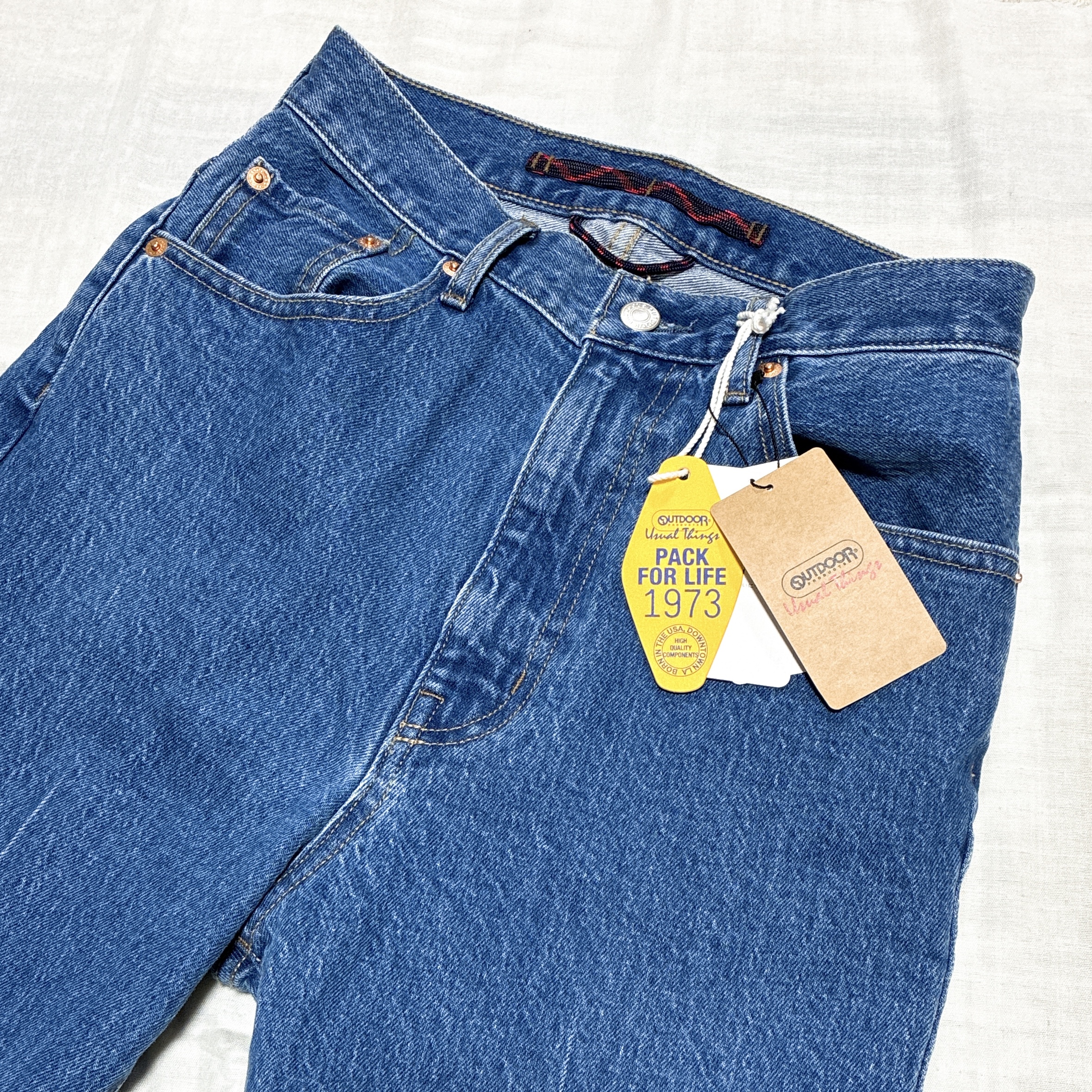 OUTDOOR PRODUCTS Usual ThingsのULTデニムブーティ5PKTパンツ