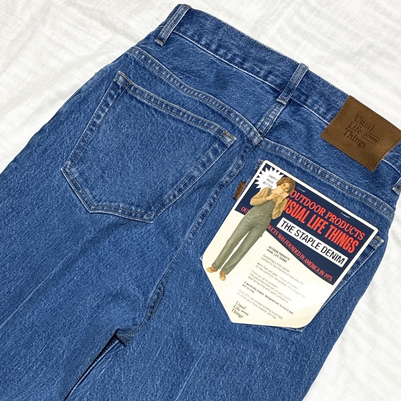 OUTDOOR PRODUCTS Usual ThingsのULTデニムブーティ5PKTパンツ