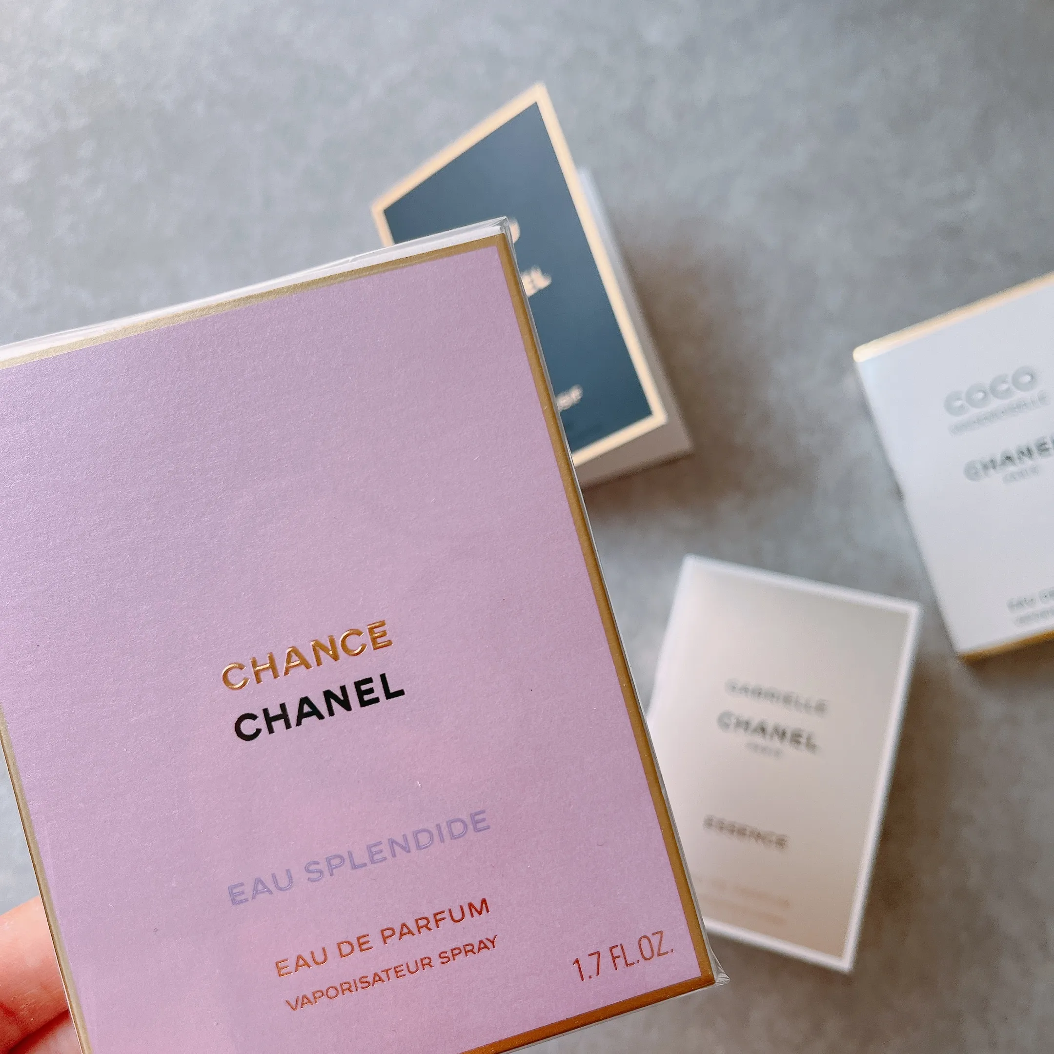 シャネル「チャンス オー スプランディド」外箱など