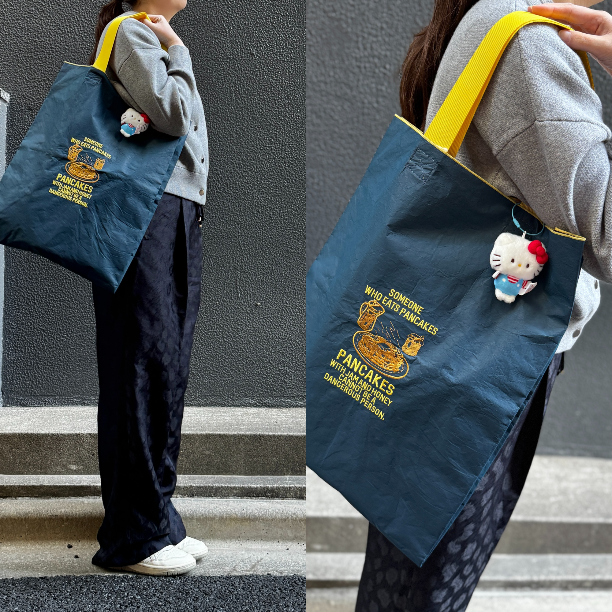 12closet
【kazumiさんコラボ】【撥水】 “PANCAKE”刺しゅう トートバッグ(L)
￥5,500