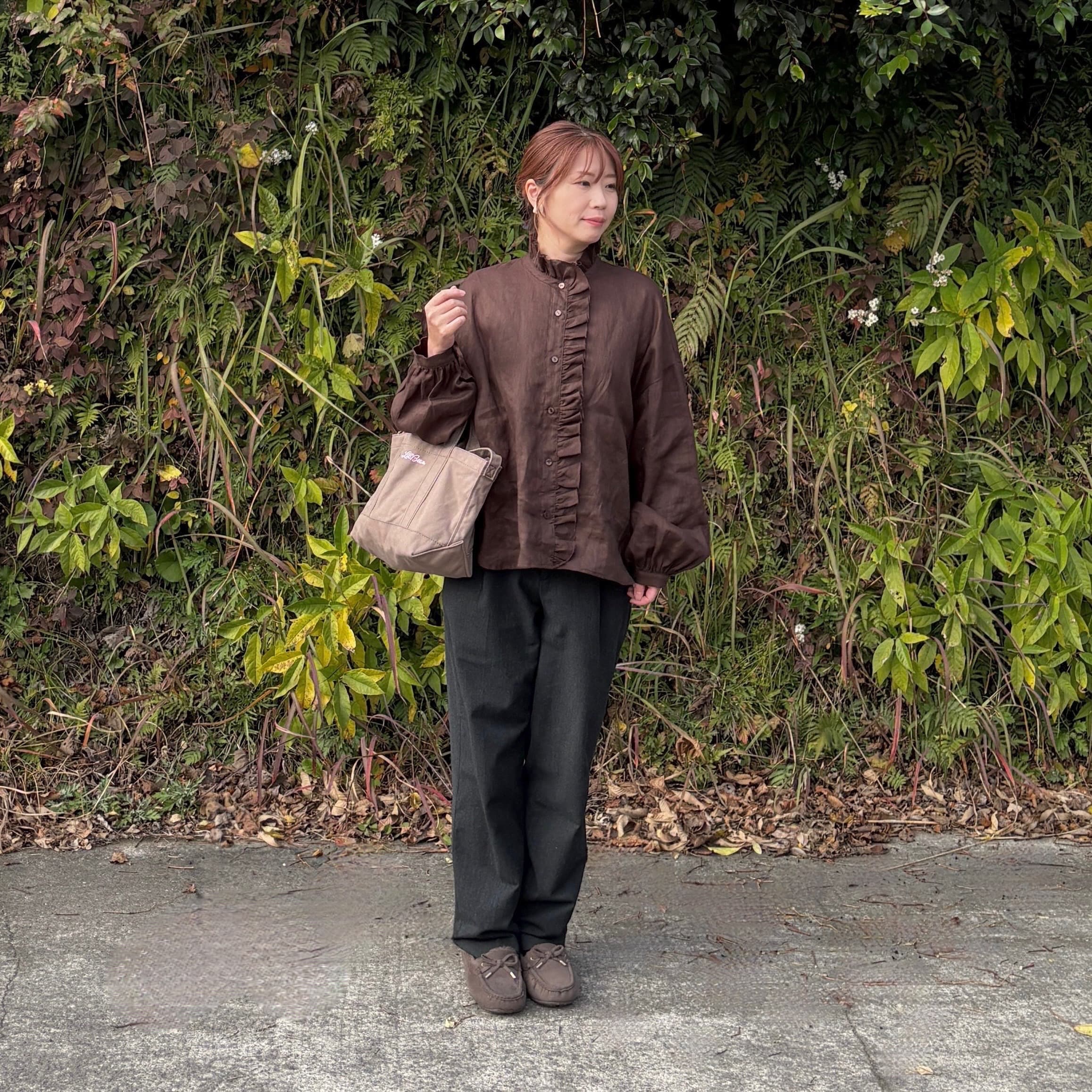 L.L.Bean×LEE100人隊コラボ グローサリー・スモールトート 12closet リネンフリルブラウス