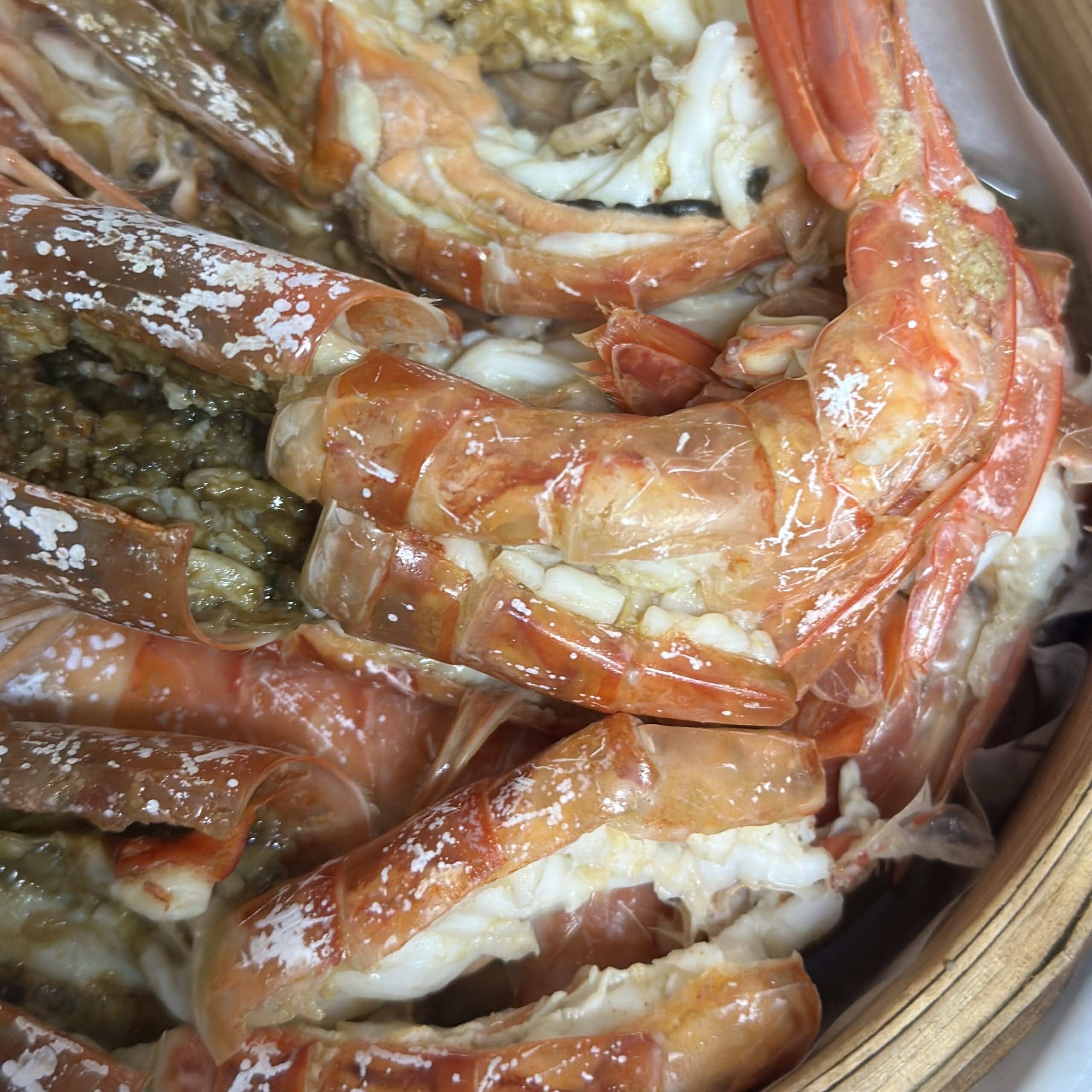 エビのマリネ 蒸篭 お正月のおつまみ