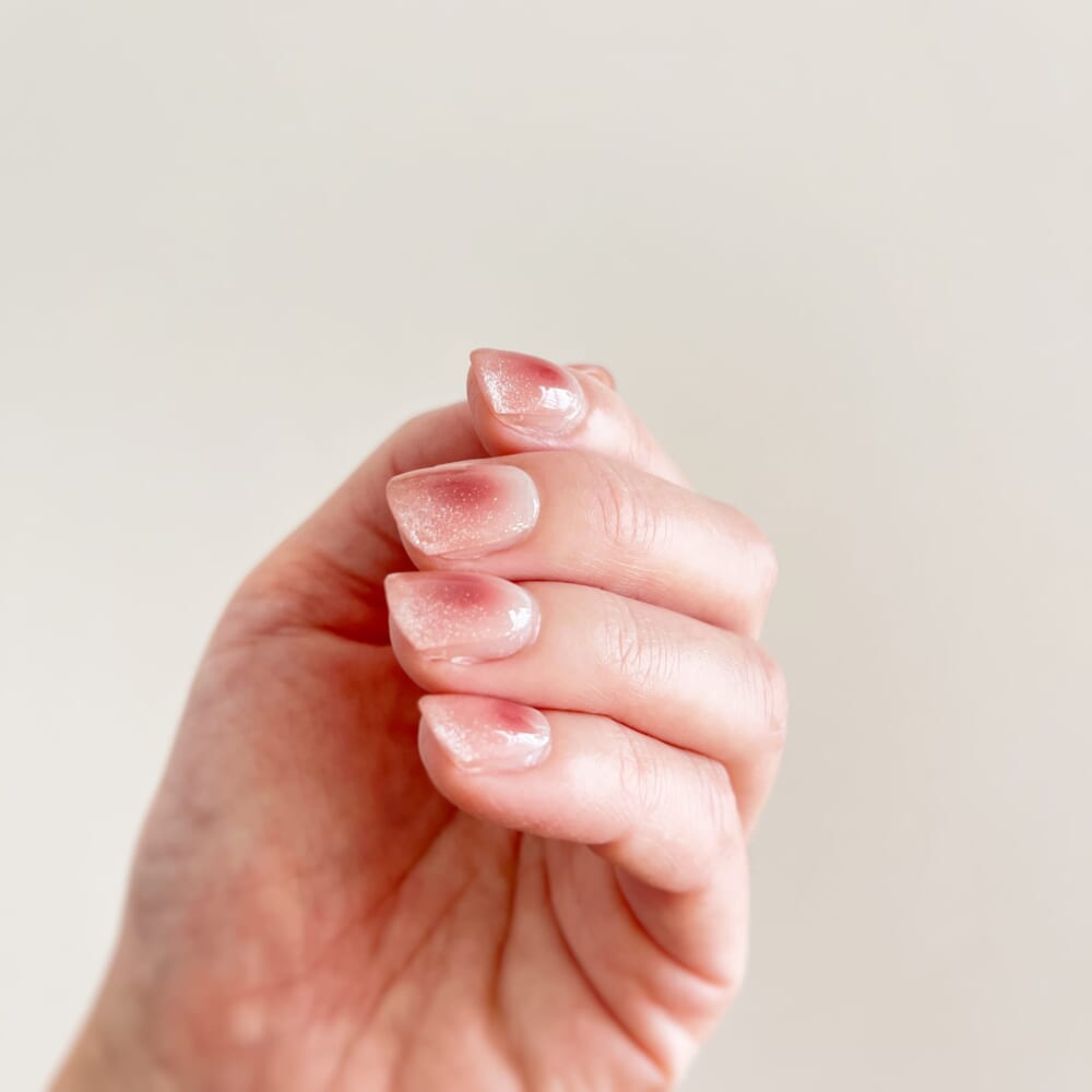 ネイル　冬　ohora