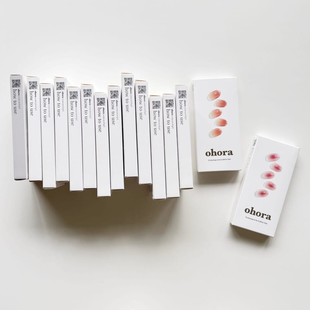 ネイル　冬　ohora