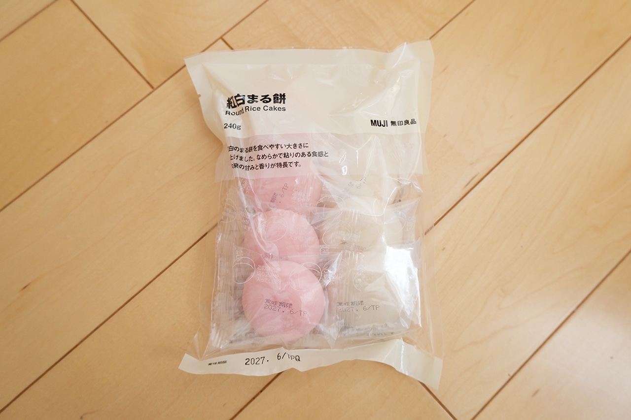 紅白まる餅 240g（390円）　無印良品