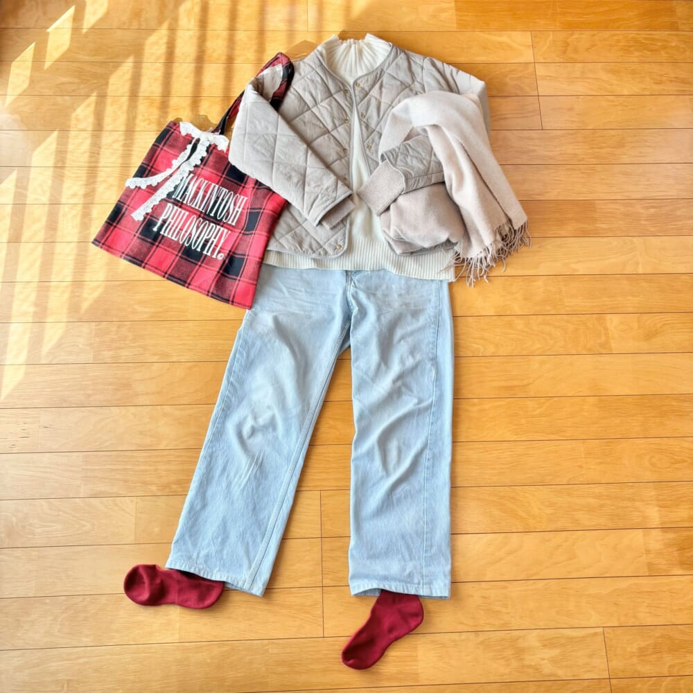 マッキントッシュフィロソフィー　トートバッグ　コーデ