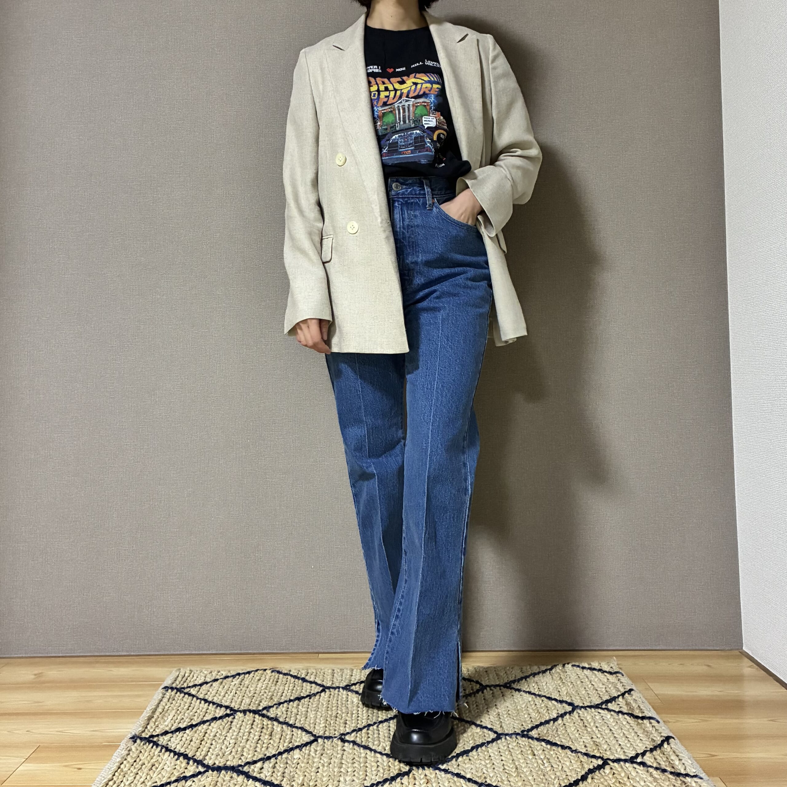 OUTDOOR PRODUCTS Usual ThingsのULTデニムブーティ5PKTパンツ