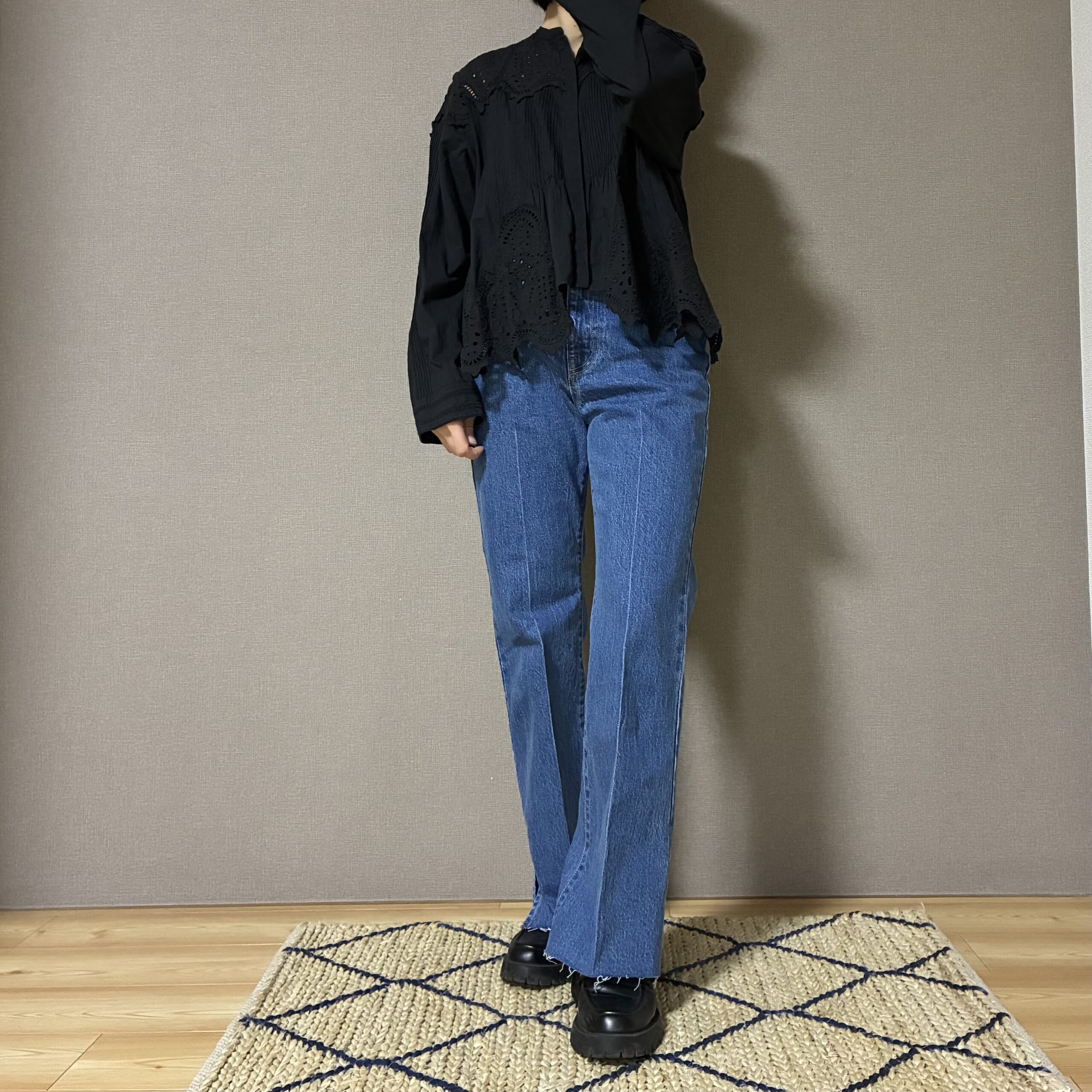 OUTDOOR PRODUCTS Usual ThingsのULTデニムブーティ5PKTパンツ