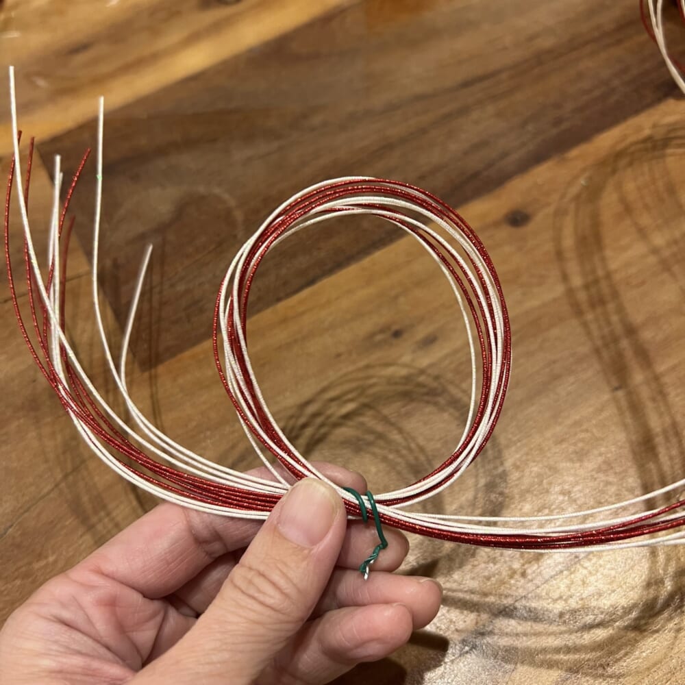 お正月飾り　手作り 水引