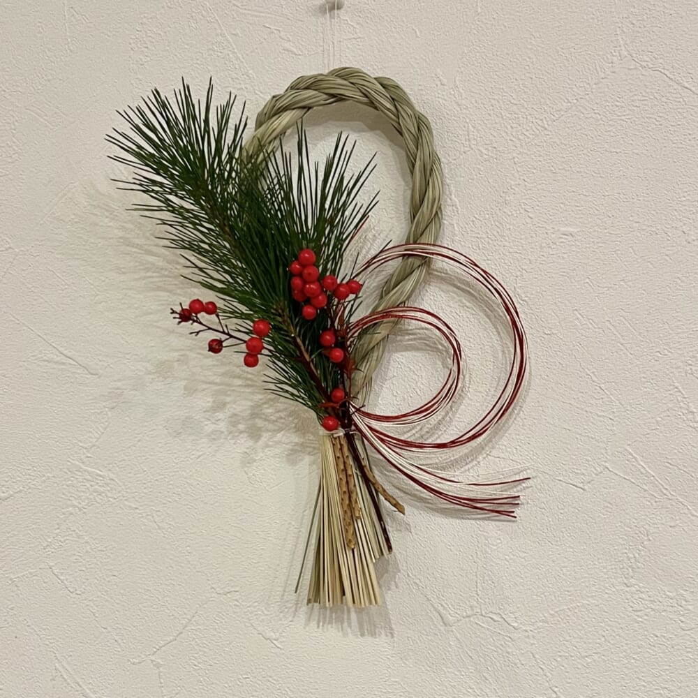 お正月飾り　手作り 完成