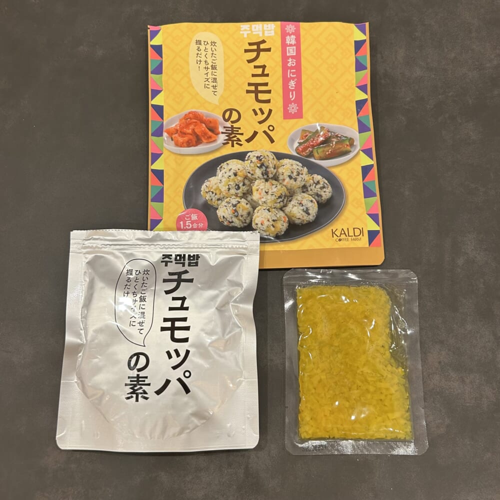 チュモッパの素 カルディ 韓国おにぎり