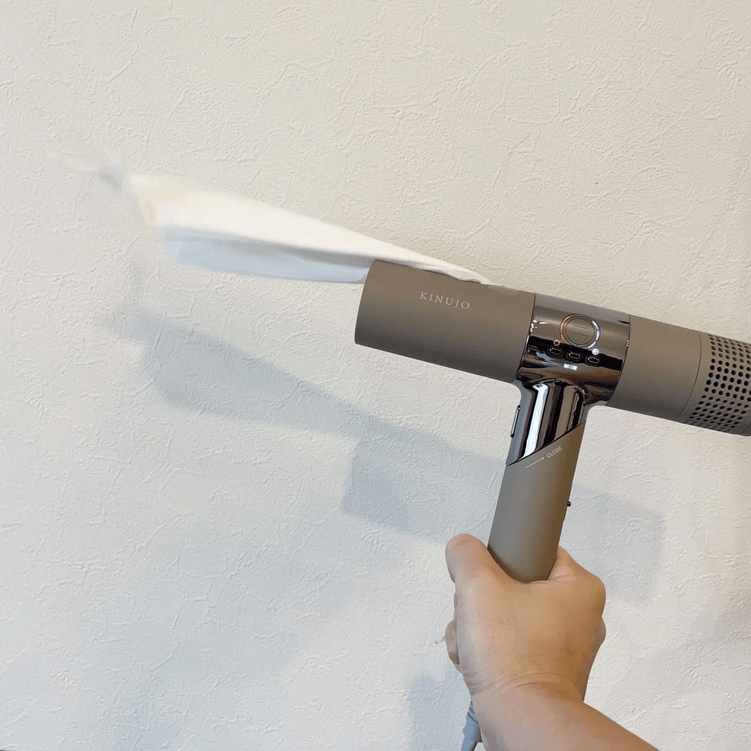 「KINUJO Hair Dryer」風量を可視化