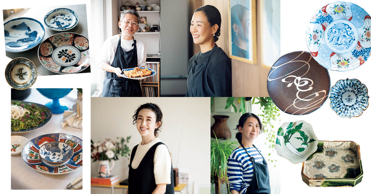 宇藤えみさん、麻生要一郎さん、古谷有美さん、真藤舞衣子さんの「絵付け皿」のすすめ