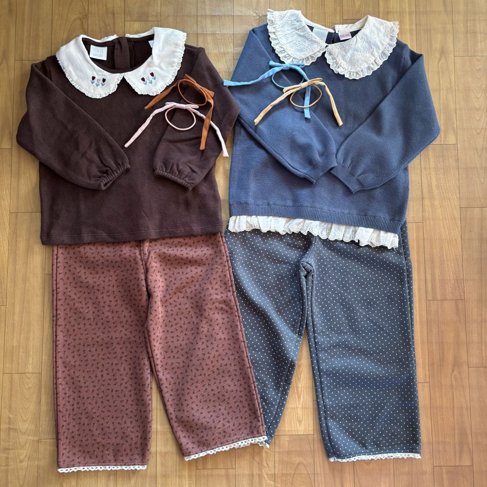 ZARA　キッズ　コーデ