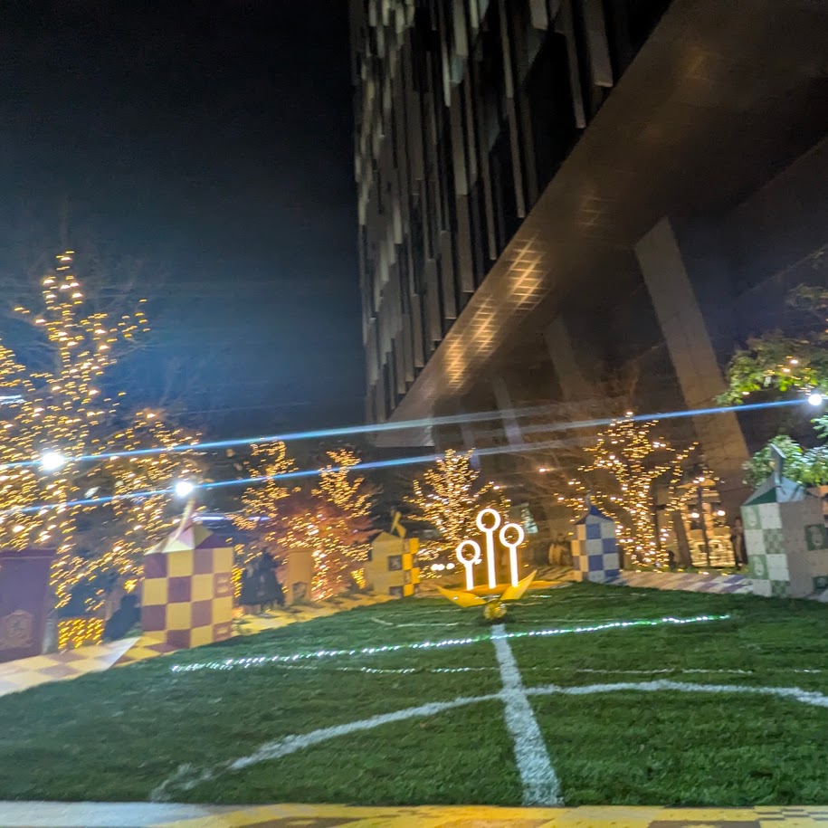 ハリーポッター　クディッチ　名古屋駅イルミネーション