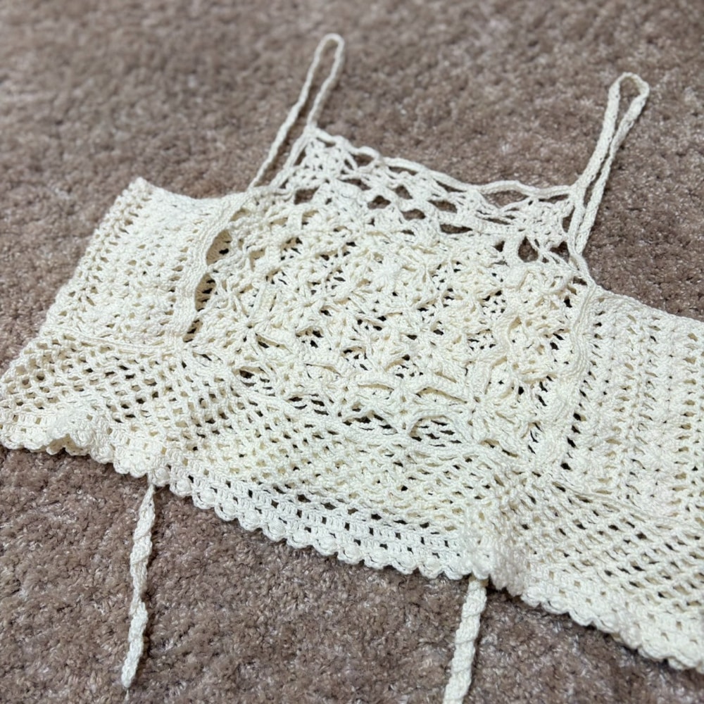 LEE100人隊が作ったかぎ針編みのビスチェ