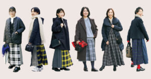 「チェックのスカート・ワンピ」がブームです