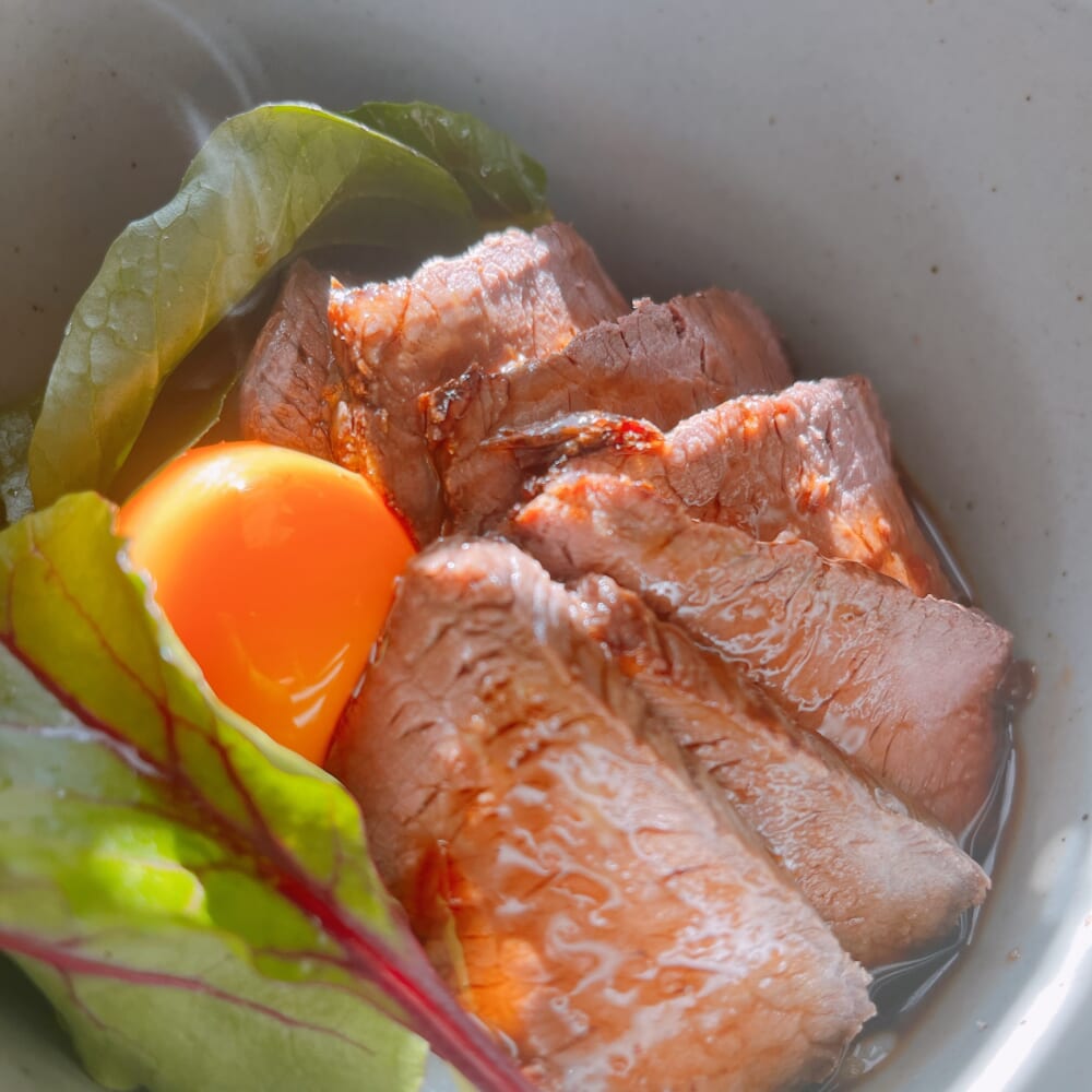 LEEレシピ ワタナベマキ ローストビーフ丼
