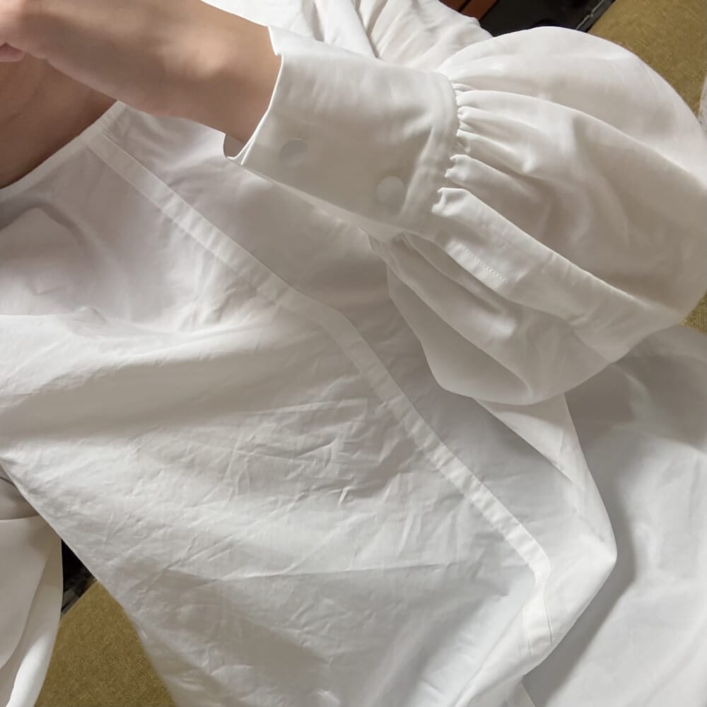 UNITED ARROWS シアースリーブ ブラウス