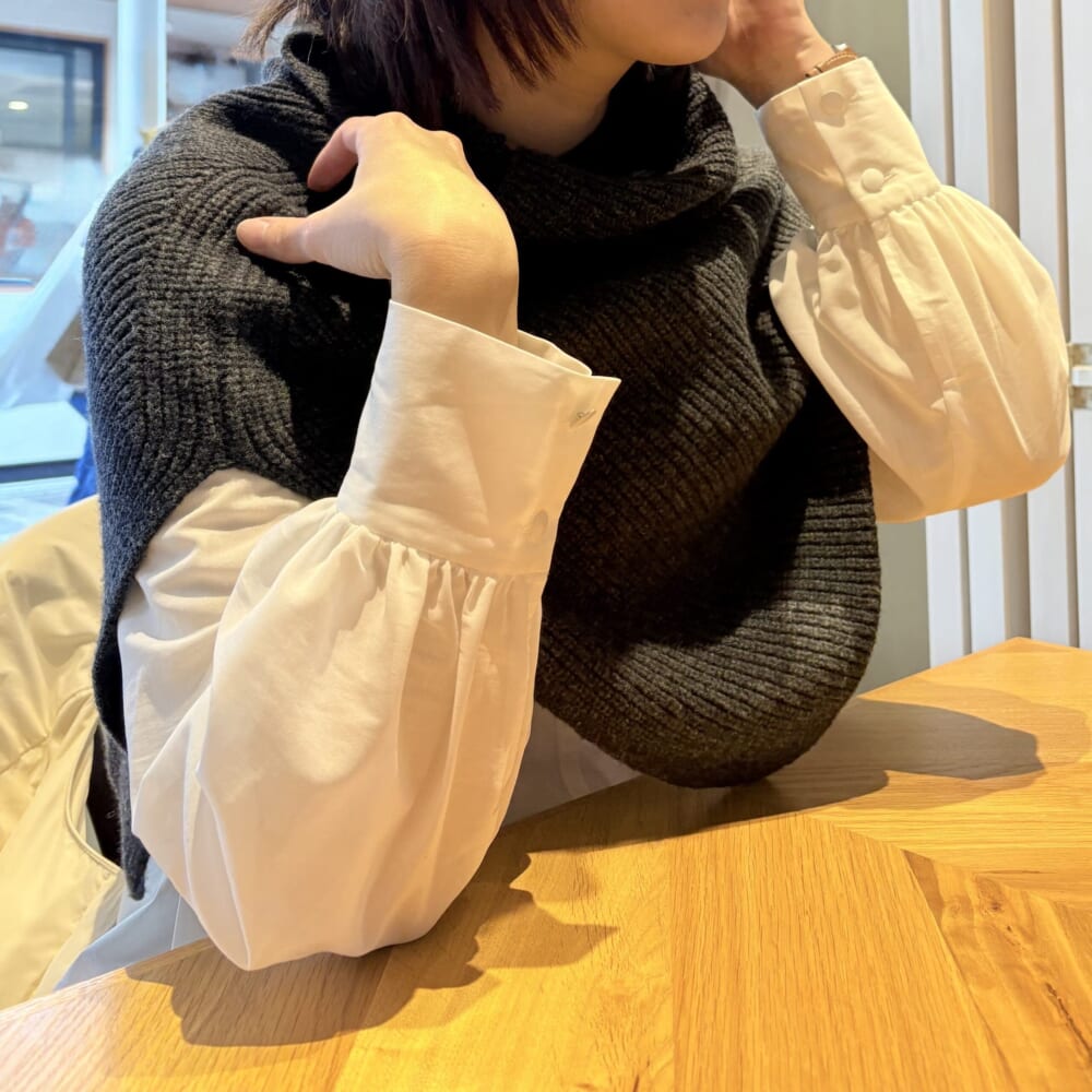 UNITED ARROWS シアースリーブ ブラウス