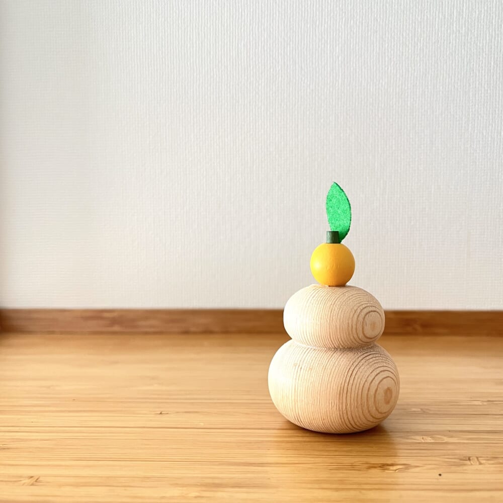 お正月飾り　鏡餅　ダイソー