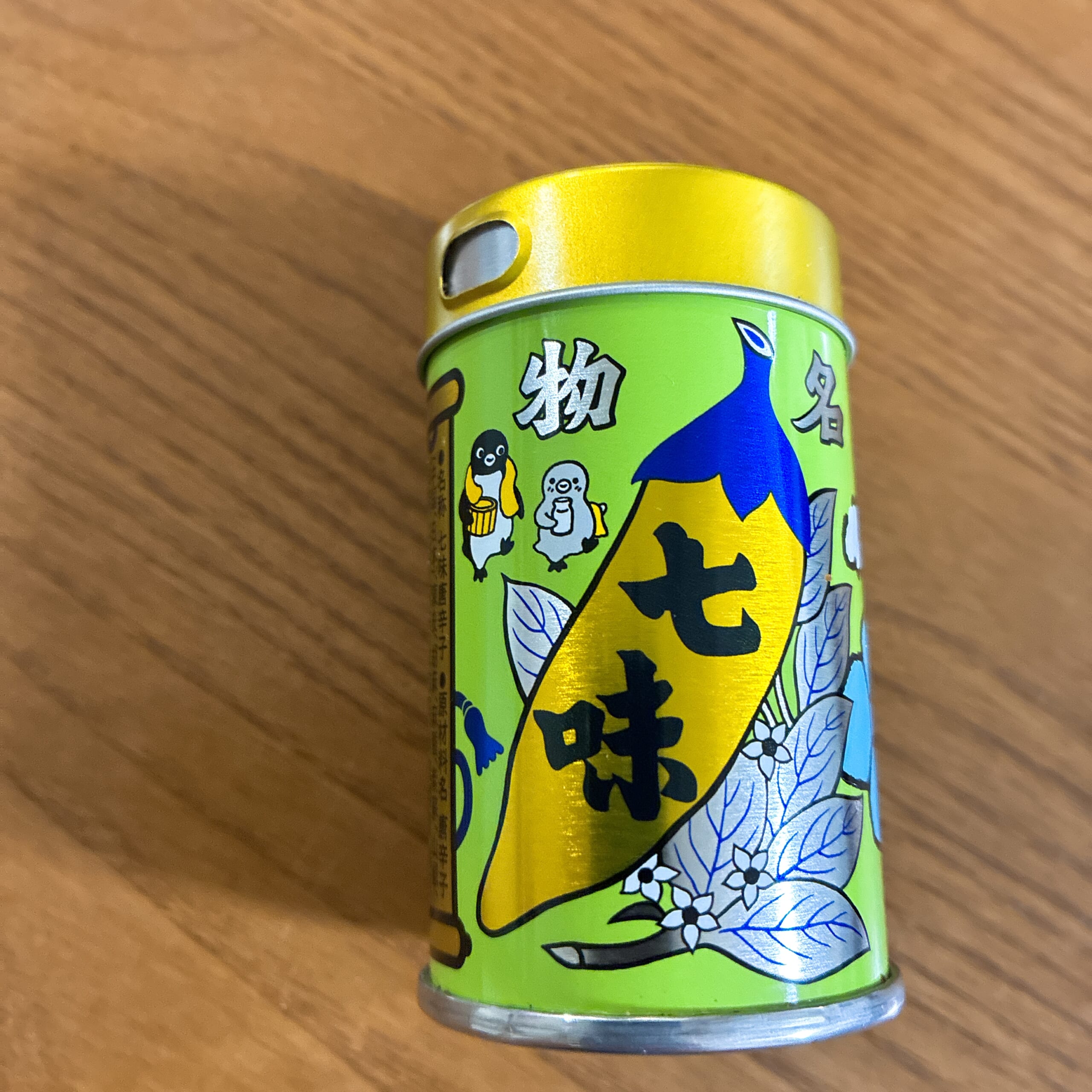 八幡屋磯五郎　七味　唐辛子　がらし　Suicaのペンギン