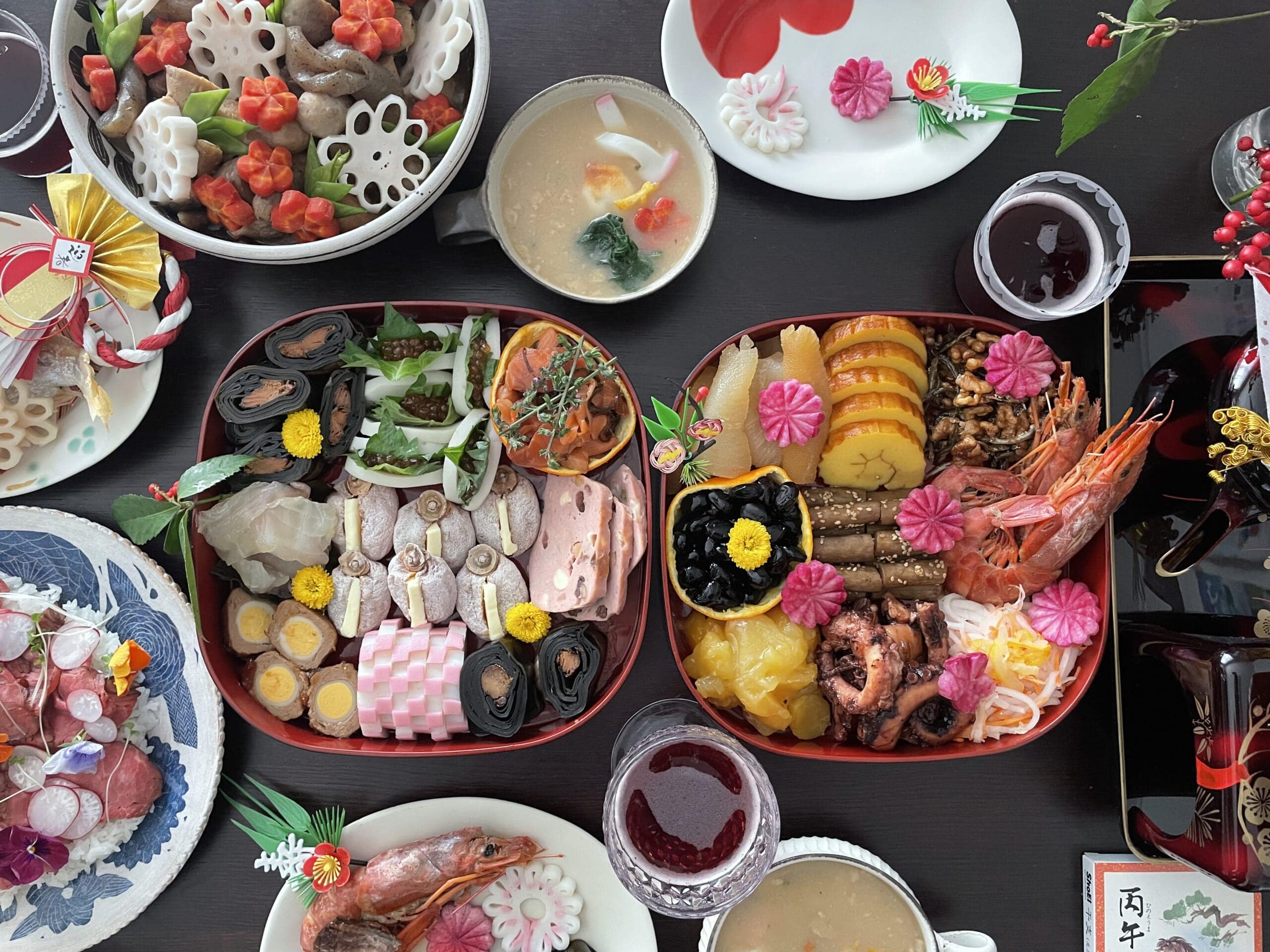 おせち2026。一の重と二の重。