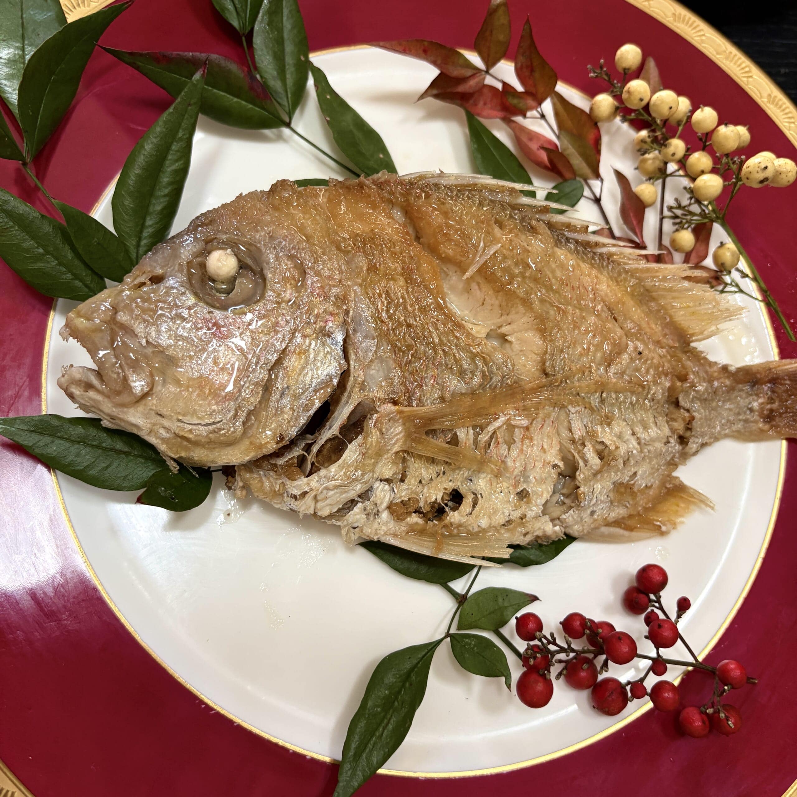 小鯛の南蛮漬け　おせち　お正月　